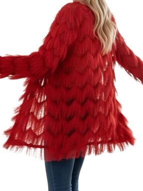 Julian Chang "Eye-Lash" Cardigan*NWT*